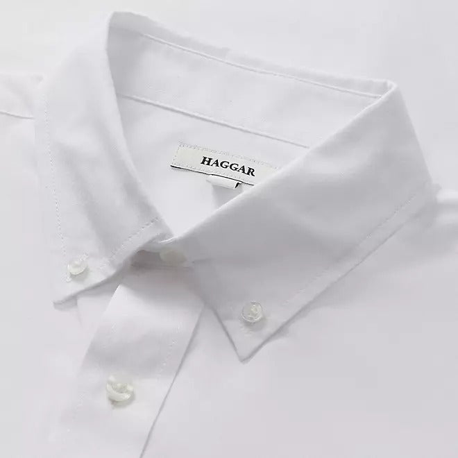 Haggar Long Sleeve Button-Down Dress Shirt