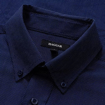 Haggar Long Sleeve Button-Down Dress Shirt