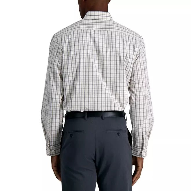 Haggar Long Sleeve Button-Down Dress Shirt