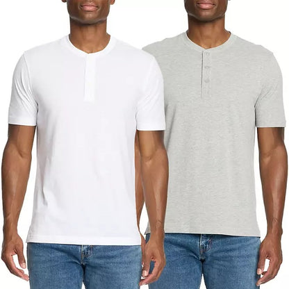 WP Weatherproof 2 Pack Short Sleeve Henley