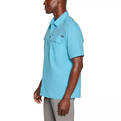 Eddie Bauer Short Sleeve Woven Tech Shirt