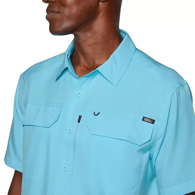 Eddie Bauer Short Sleeve Woven Tech Shirt