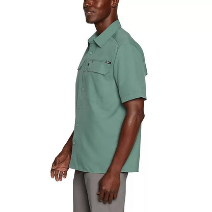 Eddie Bauer Short Sleeve Woven Tech Shirt