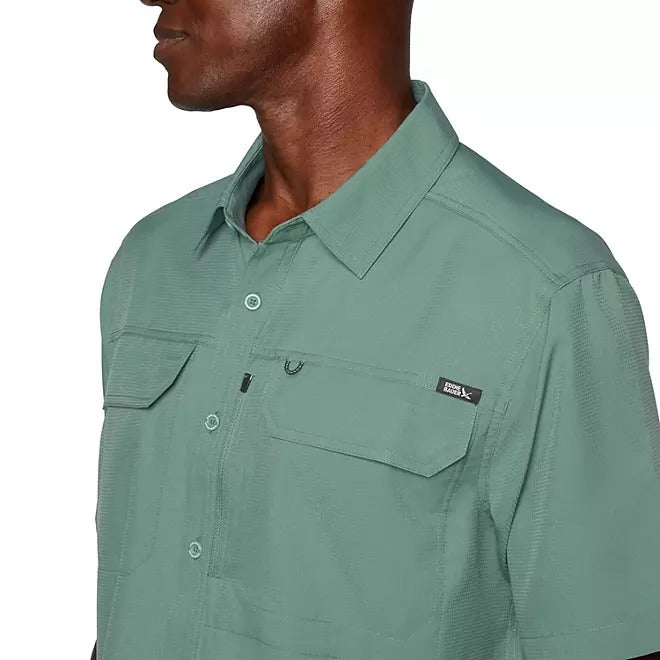 Eddie Bauer Short Sleeve Woven Tech Shirt