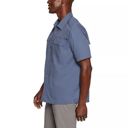 Eddie Bauer Short Sleeve Woven Tech Shirt