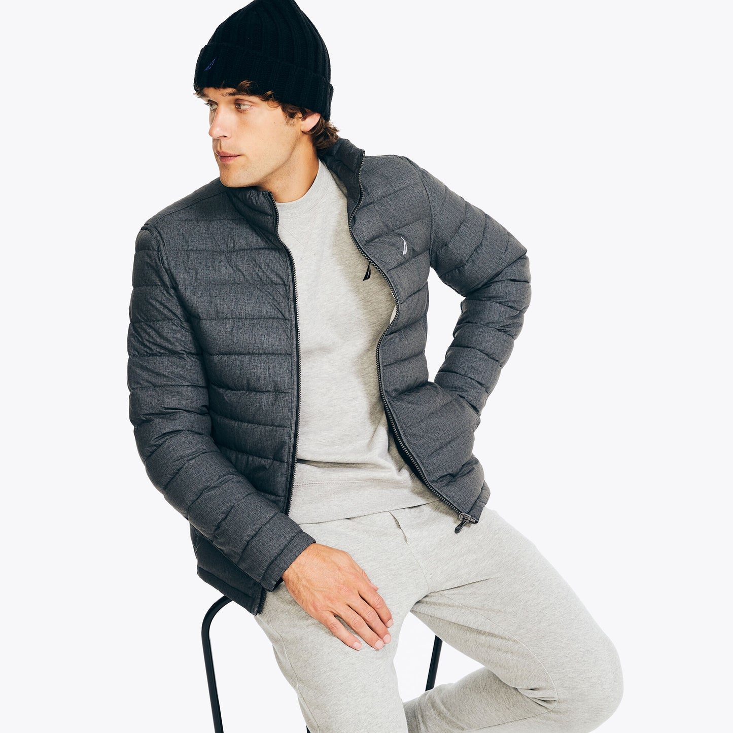 Chamarra para caballero Nautica Sustainably Crafted Reversible Quilted Jacket