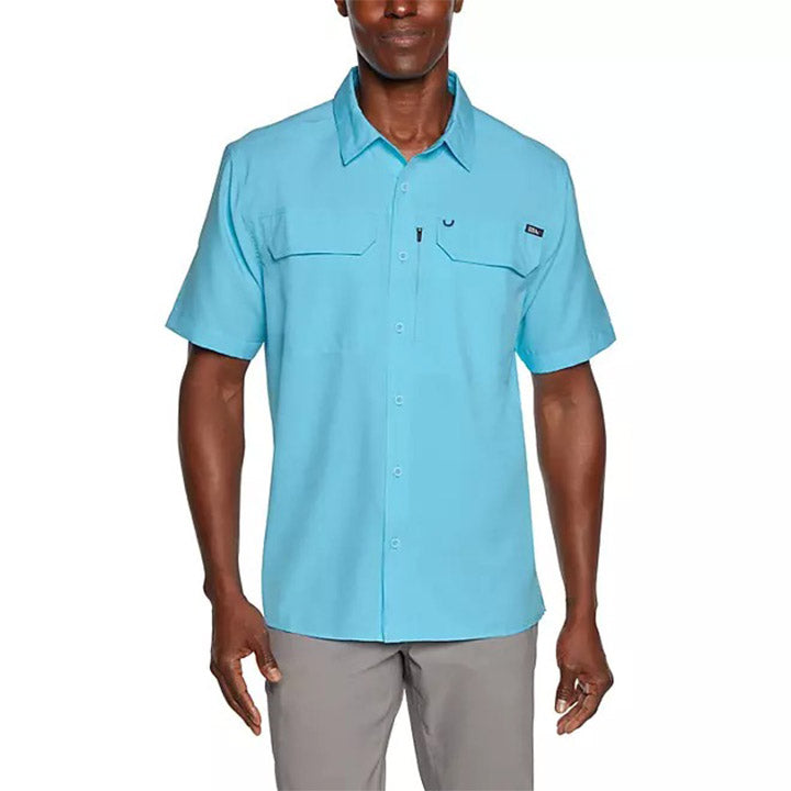 Eddie Bauer Short Sleeve Woven Tech Shirt