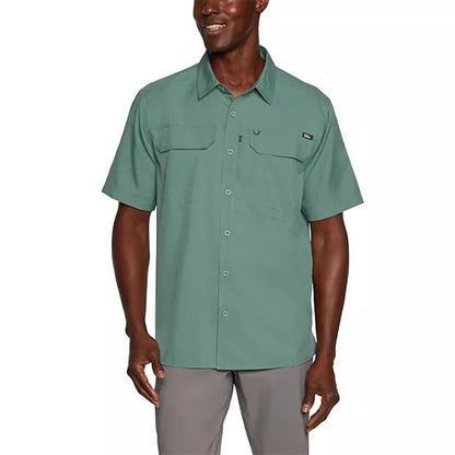 Eddie Bauer Short Sleeve Woven Tech Shirt