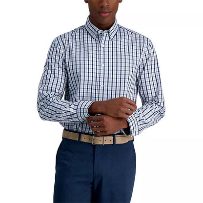 Haggar Long Sleeve Button-Down Dress Shirt