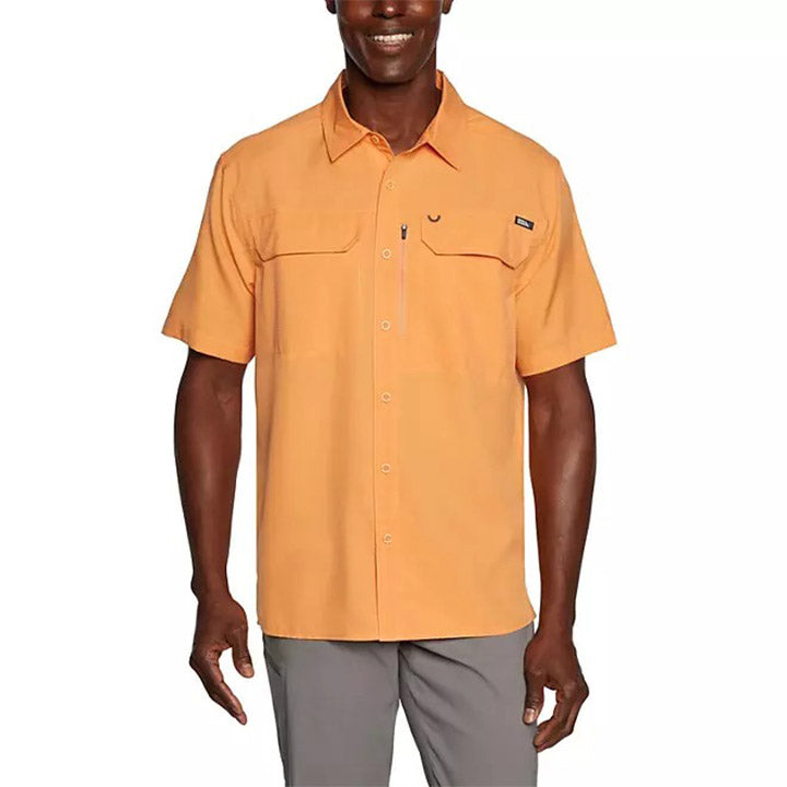 Eddie Bauer Short Sleeve Woven Tech Shirt