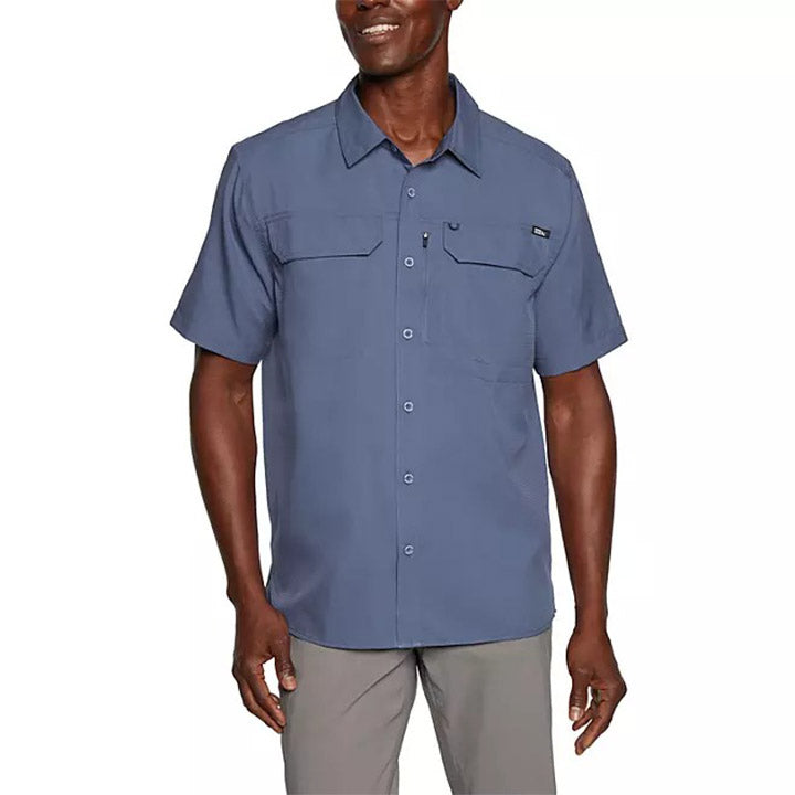 Eddie Bauer Short Sleeve Woven Tech Shirt