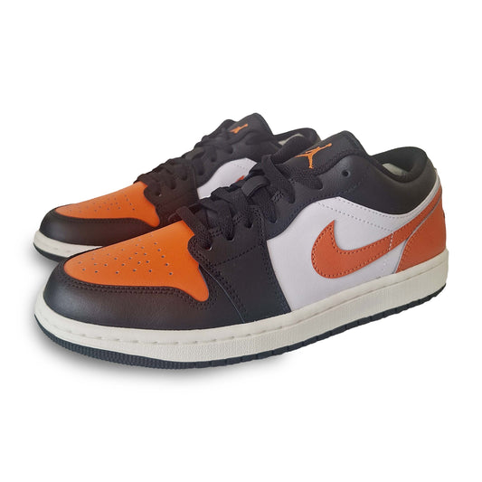 Jordan men's low starfish white-orange-black