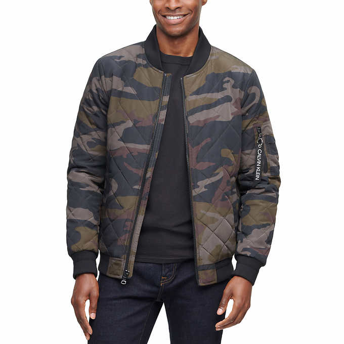 Chamarra para caballero Calvin Klein quilted bomber