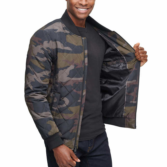 Chamarra para caballero Calvin Klein quilted bomber