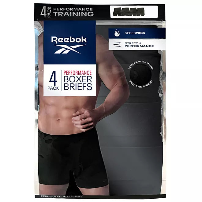 Boxer para caballero REEBOK performance brief 4 piezas