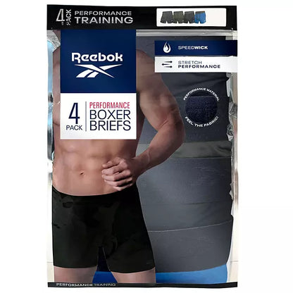 Boxer para caballero REEBOK performance brief 4 piezas