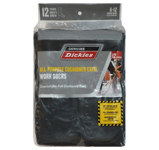 Calcetines para Caballero Dickies dritech crew 12 pares