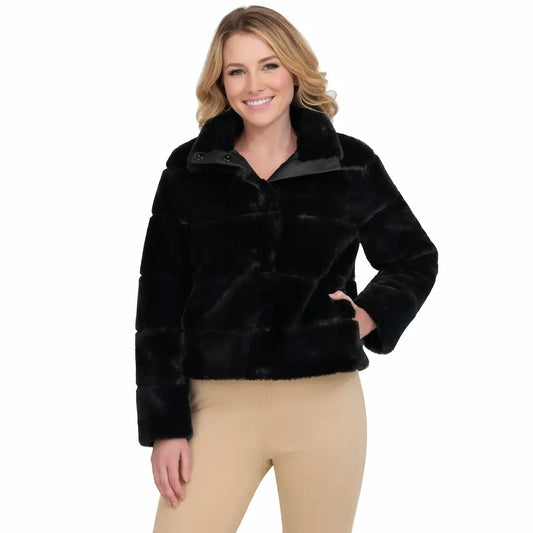 Karl Lagerfeld Women's Faux Fur Jacket