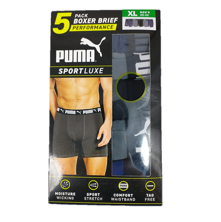 PUMA Men's Boxer Brief 5-Pack