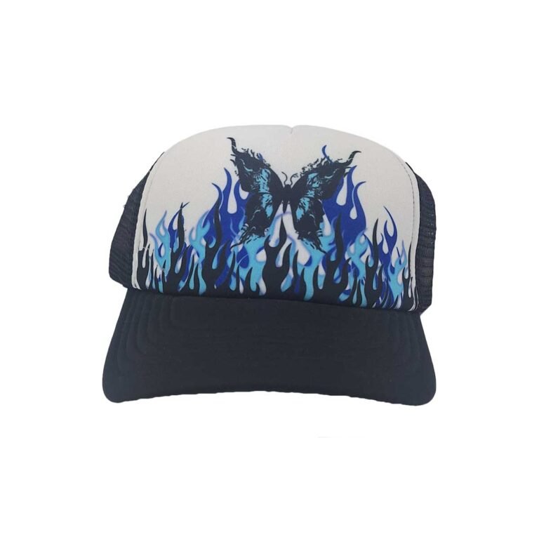 Ziggy trucker hat black-white one size