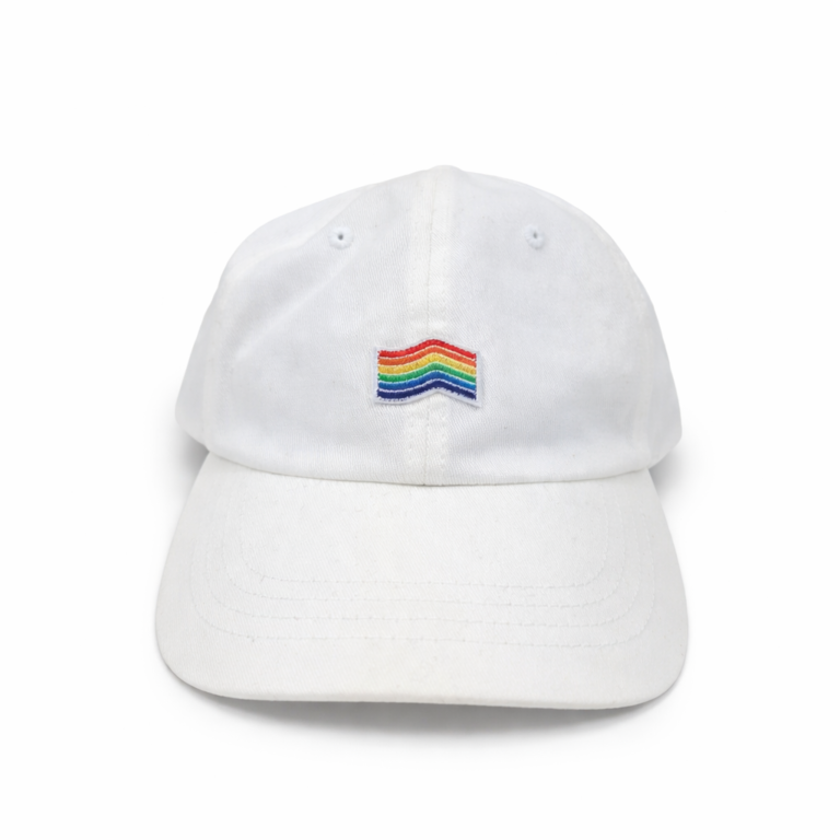 Vans Pride Curv Together Hat White One Size Adjustable