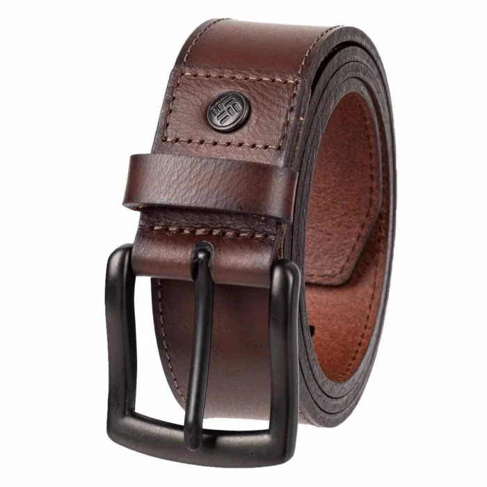 Columbia Men's Leather Belt Color Brown XL NEW