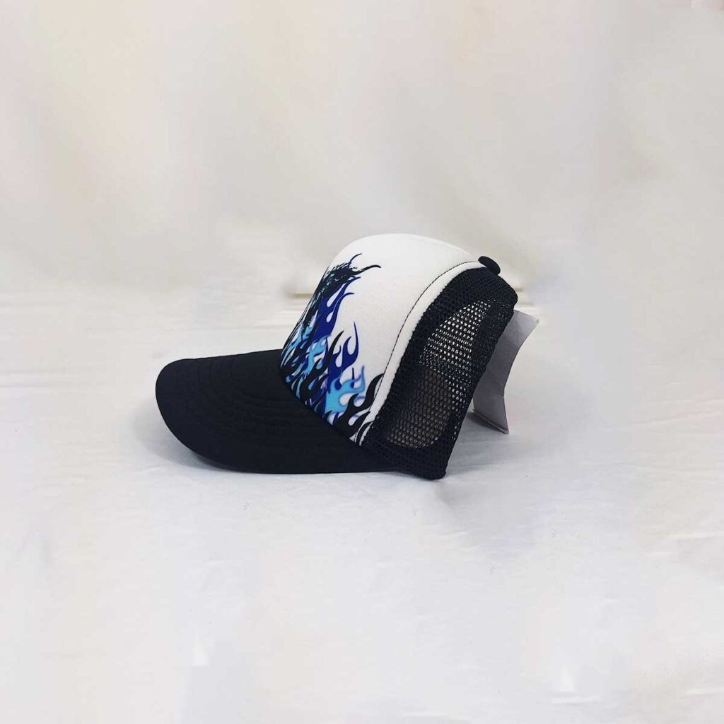 Ziggy trucker hat black-white one size