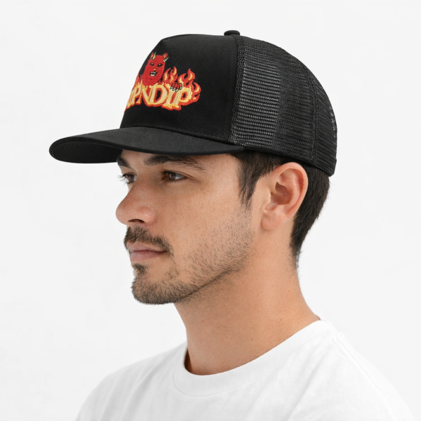 RIPNDIP Devil Work Trucker Hat Black One Size Snapback