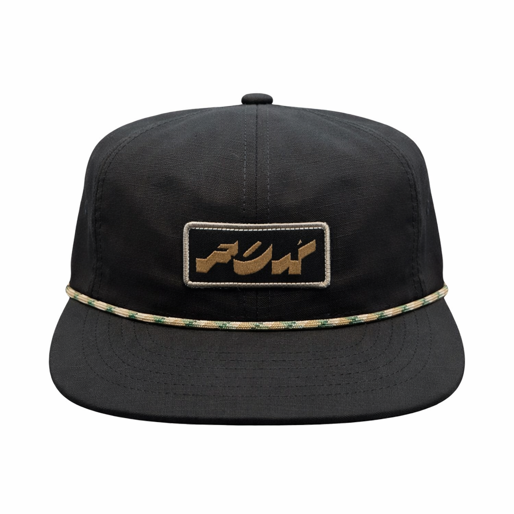 Fox Racing Leo Rope Snapback Hat Black One Size Adjustable - Image 1