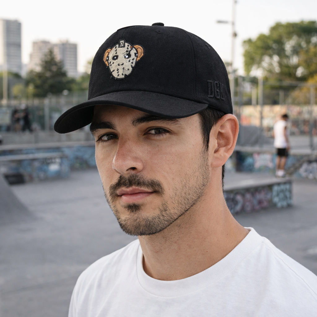 DGK Rivaldad Snapback Hat Black One Size Adjustable - Image 4