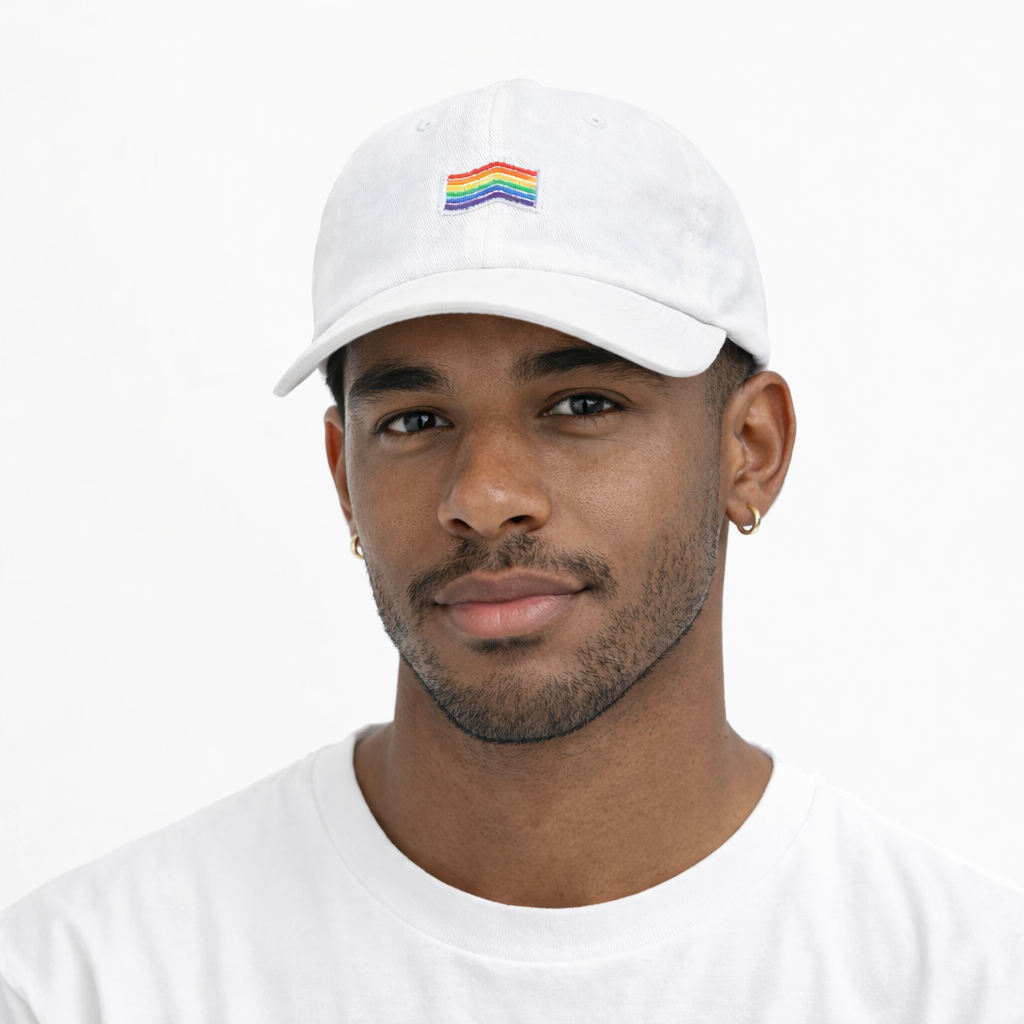 Vans Pride Curv Together Hat White One Size Adjustable - Image 2