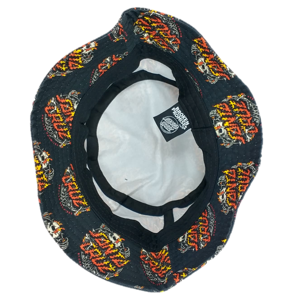 Santa Cruz Skills Fire Broken Promises Bucket Hat