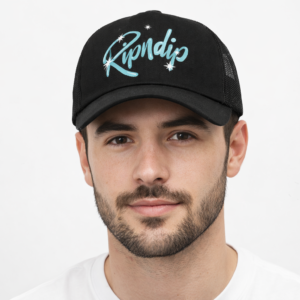 RIPNDIP Sprinkles Trucker Hat Black One Size Adjustable Snapback - Image 2