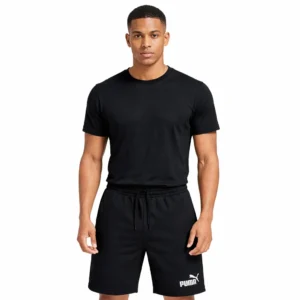 Puma men's short logo knee 5681 Black Size L