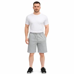 Puma men's short Embossed fleece short 4566 - Image 4