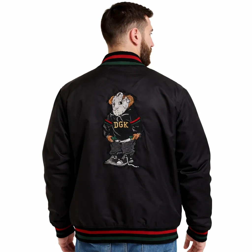 DGK Prime Men's Black Bomber Jacket - Image 2