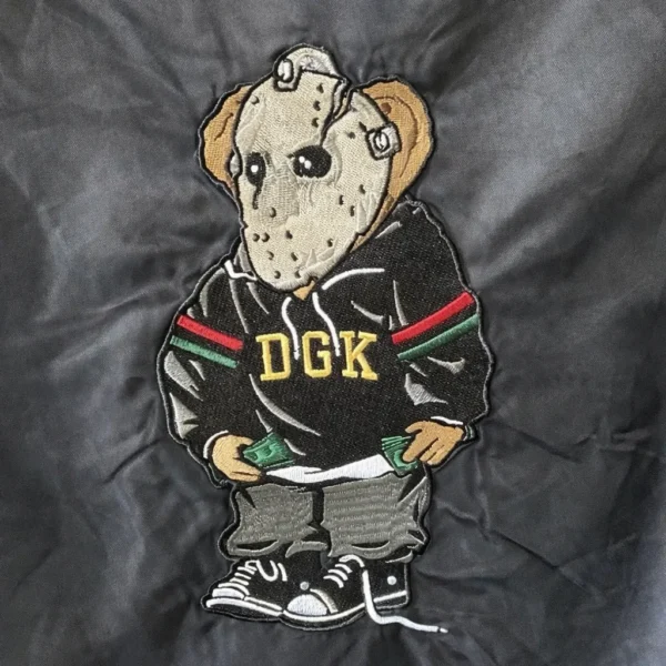 DGK Prime Men's Black Bomber Jacket