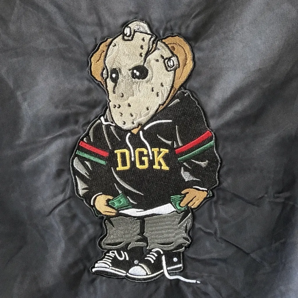 DGK Prime Men's Black Bomber Jacket - Image 3