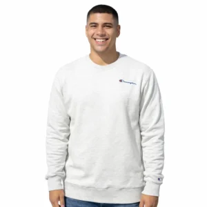 Champion Men's Graphic Crew Neck Gray -Size M