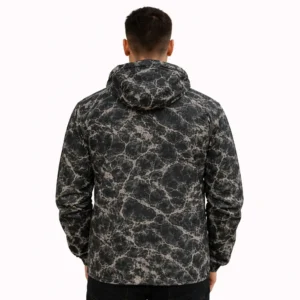 Mens Champion Hooded Windbreaker Jacket Camo - Image 4