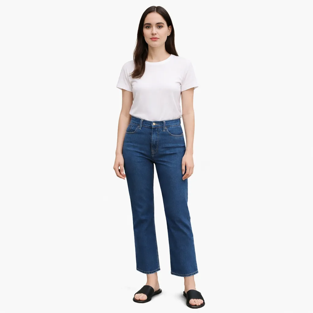 Chaps Women’s Mid Rise Crop Kick Jean – Size 10/30, 26” Inseam - Image 1