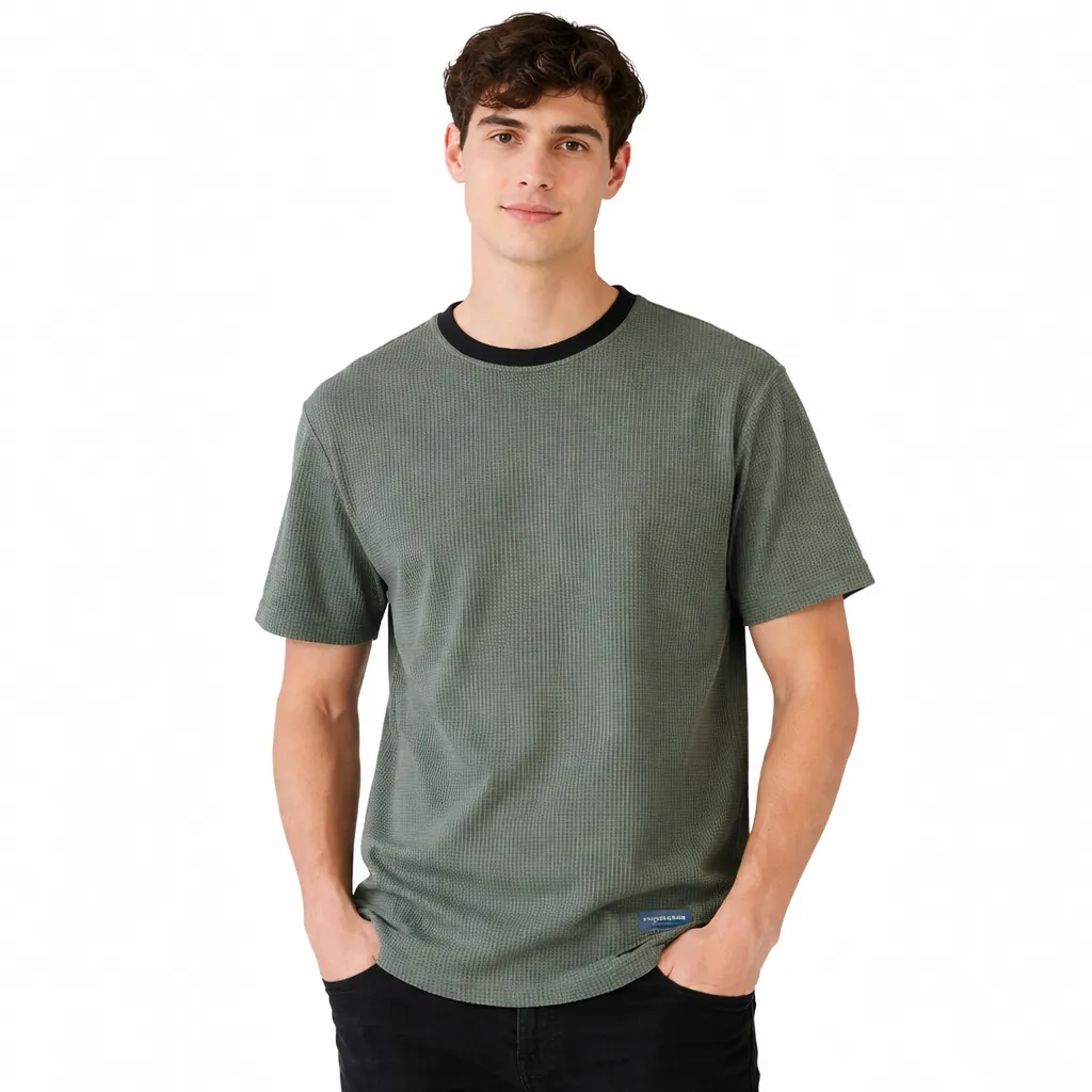 Scotch & Soda Men's Crew Neck Short Sleeve Shirt - Image 3