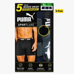 PUMA Men's Boxer Brief 5-Pack