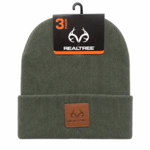 Realtree Men's Coldweather Beanie 3-pack