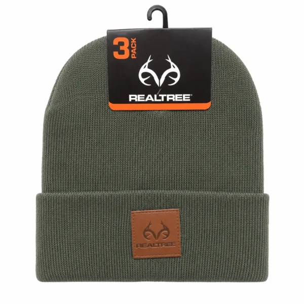 Realtree Men's Coldweather Beanie 3-pack