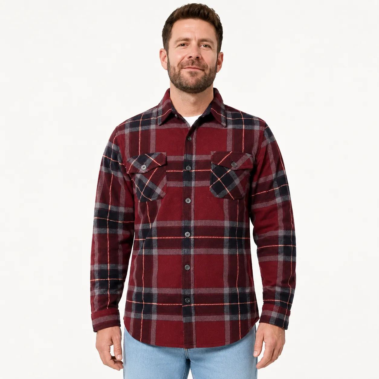 Freedom Foundry Men's Plaid Fleece Shirt NWT - Image 1