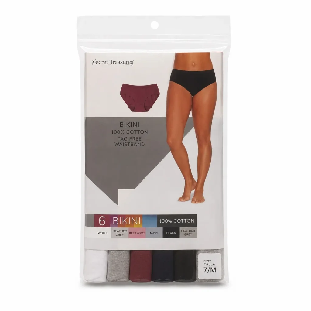 Member’s Mark Ladies Hipster Underwear 4 Pack