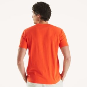 Nautica Men’s Graphic Tee Deep Blue Logo - Image 2