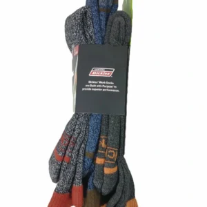 Dickies Men's Comfort Crew Performance Work Socks 3-pair - Image 2
