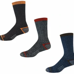 Dickies Men's Comfort Crew Performance Work Socks 3-pair - Image 3
